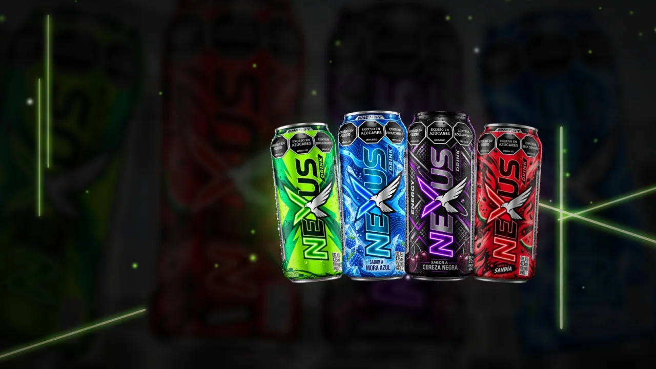 Las cuatro latas Nexus juntas